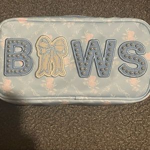 Stoney Clover Lane High Tea Earl Grey “Bows” Small Pouch